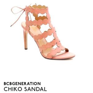 🌸 ✨💓 BCBGeneration Pink Chiko Sandal Heels 💓✨🌸